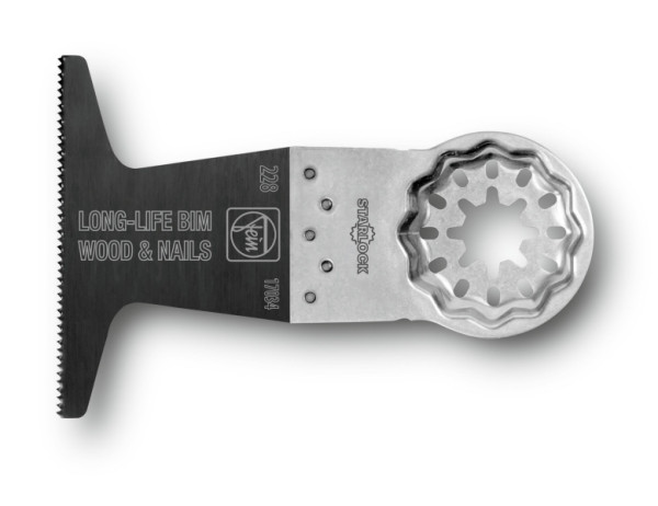Fein E-Cut Long-Life-Sägeblatt, Länge 50 mm, Breite 65 mm, VE: 50 Stück, Aufnahme SL, 63502228250