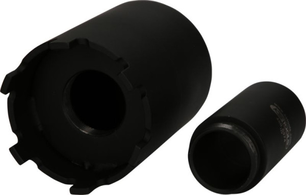 KS Tools Nutmuttern-Schlüssel-Satz mit Führungsrohr für Mercedes, Ø 71,5 mm, 2-teilig, 460.5380
