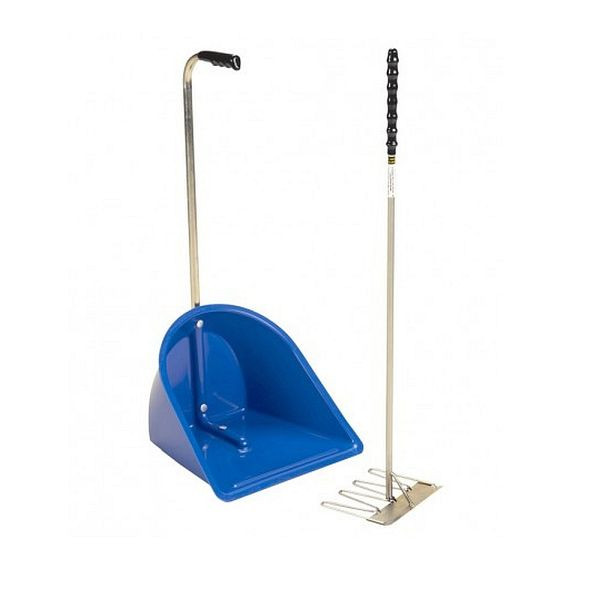 Growi Stallbutler lang (Schaufel und Harke), Farbe: blau, 10061036