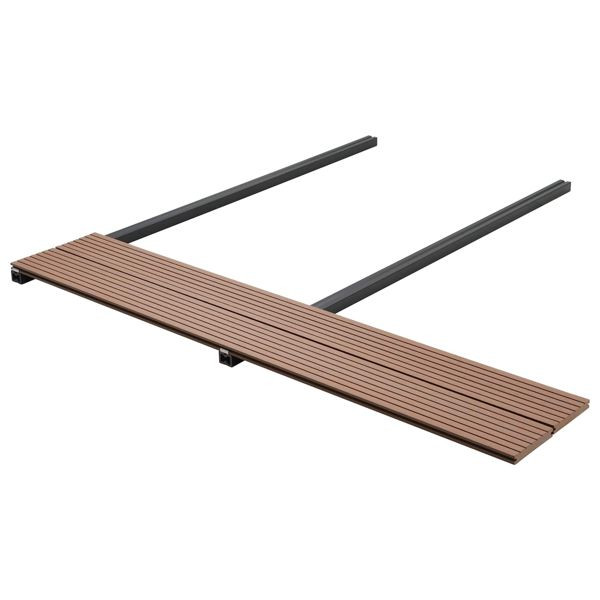 vidaXL Terrassendiele 90-teilig Hellbraun WPC, 3444737