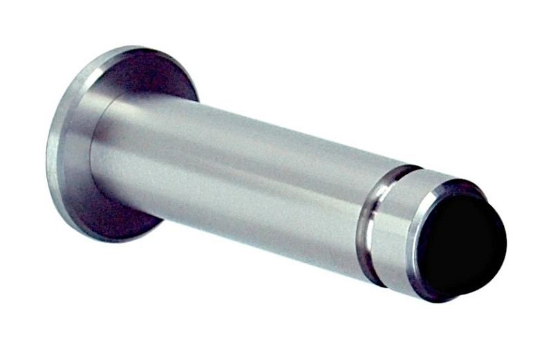 DREILICH Edelstahlverarbeitung Türpuffer/Garderobenhaken 202-1/ Oberfläche matt, Rosette, Diebstahlhemmend, 1001010063