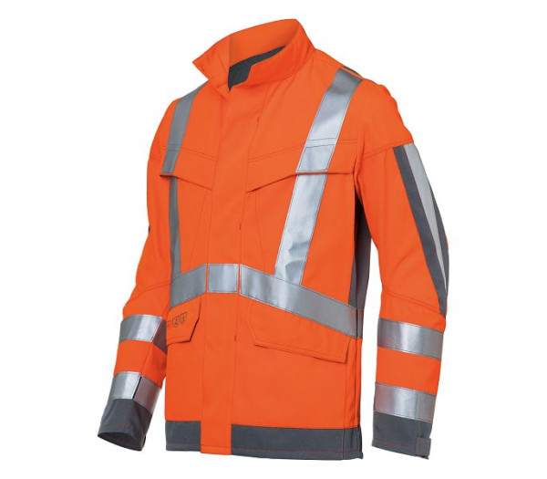 Kübler PROTECTIQ HIGH VIS Jacke arc2 PSA 3, Farbe: warnorange/anthrazit, Größe: 94, 1394 8420-3797-94