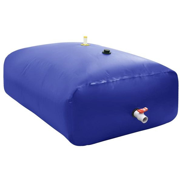 vidaXL Wassertank mit Wasserhahn Faltbar 5000 L PVC, 156337