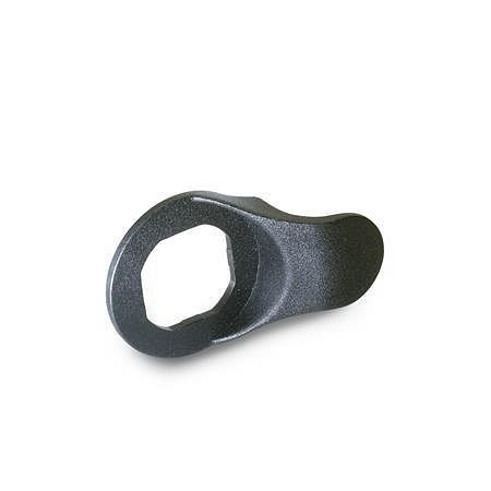 Ganter Öffnungsgriffe für Verriegelungen (GN 120.1-31-SW), VE: 250 Stück, 120.1-31-SW