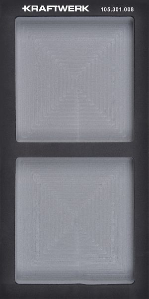 Kraftwerk BASIC LINE EVA leere Einlage 20x40 cm, 2 Fächer, 105.301.008