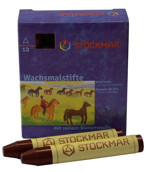Stockmar Wachsmalstifte - rotbraun, VE: 12 Stück, 330-13