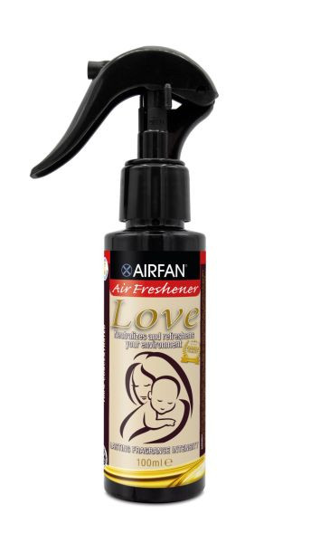 AIRFAN Lufterfrischer Spray Love 100ml, VE: 15 Flaschen, LO-14001