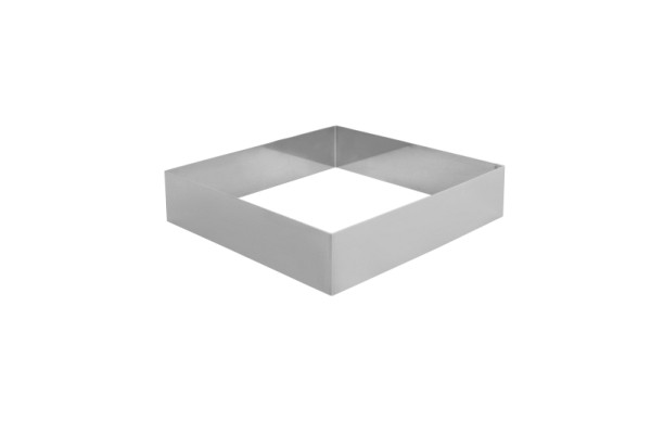 Schneider Tortenring "Quadrat", 22 x 22 x 5 cm, Edelstahl, 155373