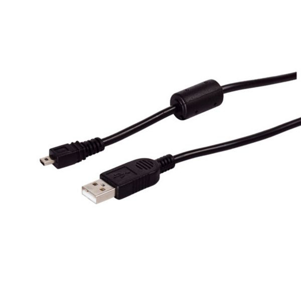 S-Conn USB 2.0 A Stecker auf Mini USB 2.0 - 8 pin Stecker, 1,5m, 77388