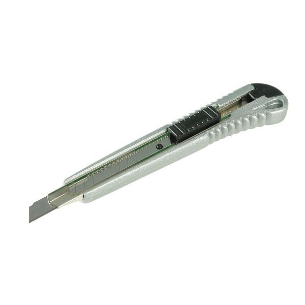 Silverline 9-mm-Abbrechmesser aus Aluminiumlegierung, 9 mm, 789397