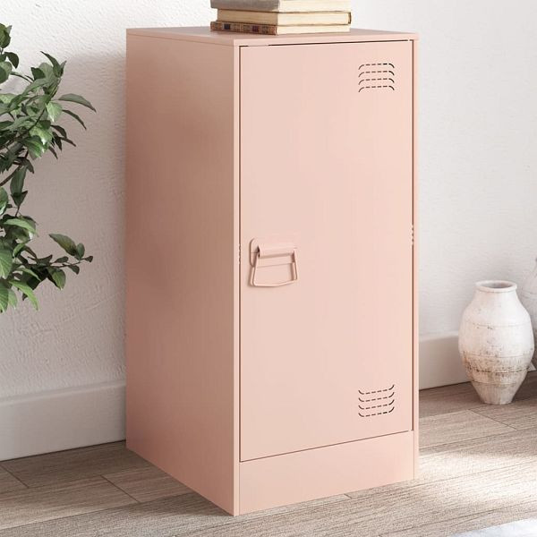 vidaXL Sideboard Rosa 34,5x39x73 cm Stahl, 841710, 8721012426092