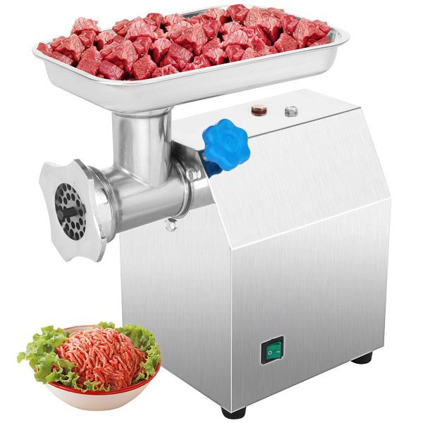 VEVOR 1,14 PS 850 W kommerzielle Elektrik 270 LBS pro Stunde Stahlfleischschleifer, 12DDTSBXGJRJ00001V2