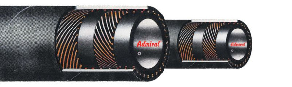 Admiral Admi®Industry Gummi-Industrieschlauch 19 x 5,0 mm / 40 m, 902a-019-40