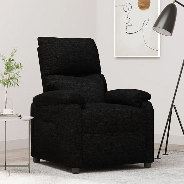 vidaXL Relaxsessel Schwarz Stoff, 342453, 8720286874288