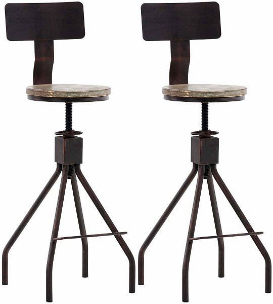 CLP Barhocker Elko, bronze, VE: 2 Stück, 314320, 4251756419318