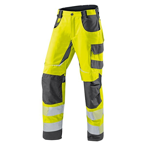 Kübler REFLECTIQ Sommerhose PSA 2, Farbe: warngelb/anthrazit, Größe: 52, 2407 8343-3497-52