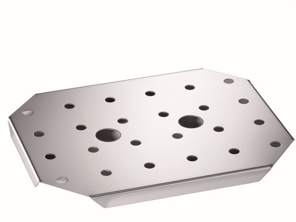 B.PRO G-ELB 1/2 Einlegeboden, Edelstahl, gelocht, 550647