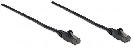 INTELLINET Netzwerkkabel, Cat6, U/UTP, CCA, RJ45-Stecker/RJ45-Stecker, 10,0 m, schwarz, 343794