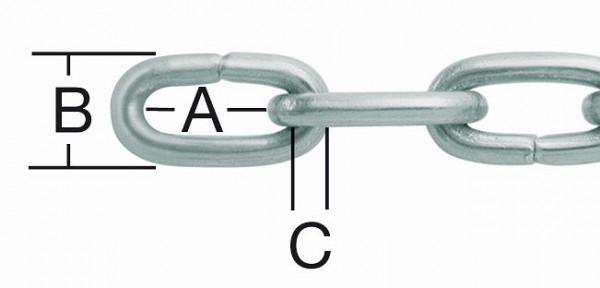 Vormann Uhrkette 1,1 mm vernickelt, VE: 50 Meter, 008209011N