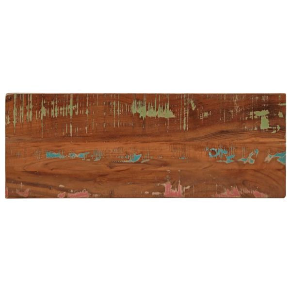 vidaXL Tischplatte 80x40x3,8 cm Rechteckig Altholz Massiv, 371112