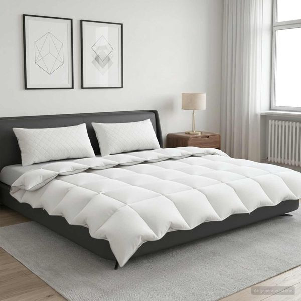vidaXL Gänsedaunen-Bettdecken-Set 90% FULDA 3-teilig 220 x 240 cm 210 GSM, 3442486