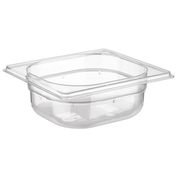 APS GN 1/6 Behälter, 17,6 x 16,2 cm, Tiefe: 65 mm, Polycarbonat, 1 Liter, 82036