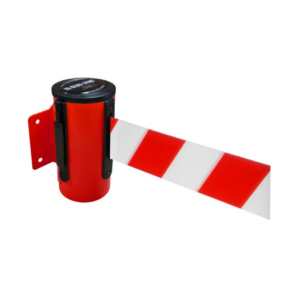 Stein HGS Wandgurtkassette -P-Line Future-, rot, rot/weiß diagonal (schraffiert), mit Gurtendstück (Standard), 12850d-1302