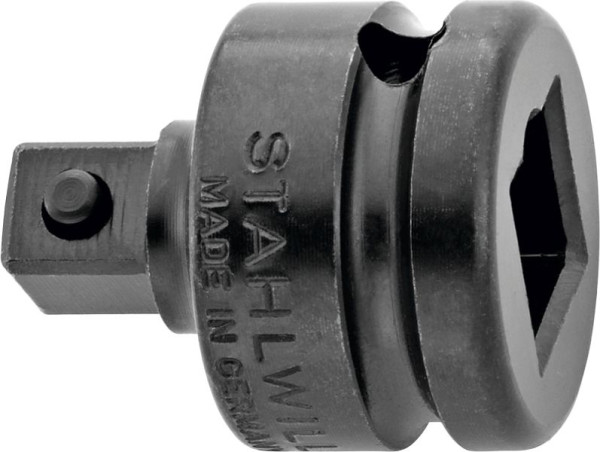 STAHLWILLE 12,5 mm (1/2") Reduzierstück Nr.513IMP Innen-4kant 1/2 " Außen-4kant 3/8 ", 33030002
