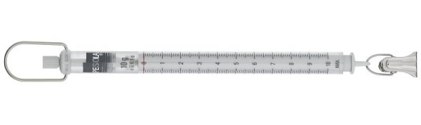PESOLA Federwaage 10g, Teilung 0.1g, Light Line, grau, mit Klammer, 10010
