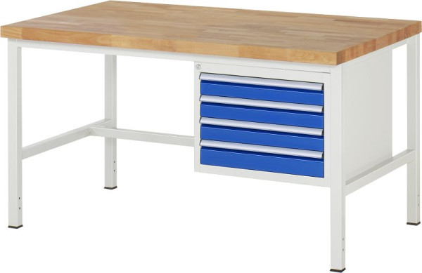 RAU Werkbank Serie 8000 - Modell 8133, B1500 x T900 x H840 mm, 13-8133A1-159B4S.11