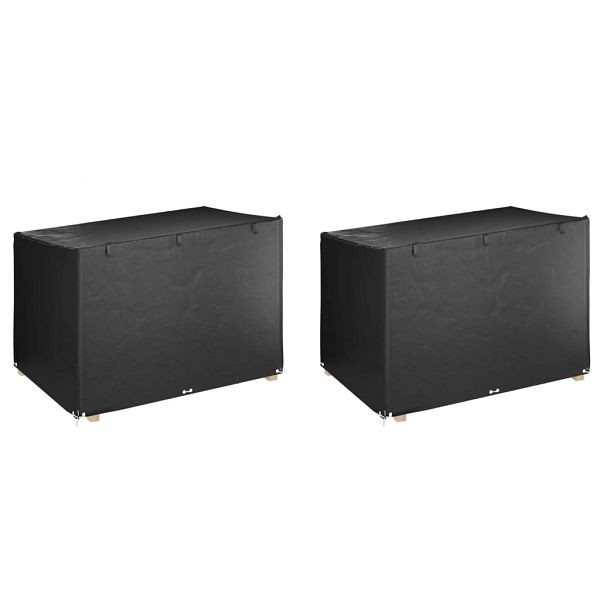 vidaXL Abdeckungen für Schaukelbank 2 Stück 12 Ösen 215x150x130/150 cm, 3155382