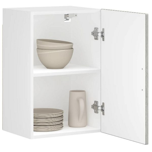 vidaXL Küchen-Hängeschrank Porto Grau Sonoma Holzwerkstoff, 854033