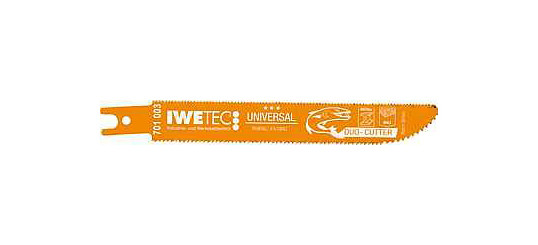 Iwetec Säbelsägeblatt DUO-CUTTER, 150 mm, VE: 5 Stück/Pack, 701003