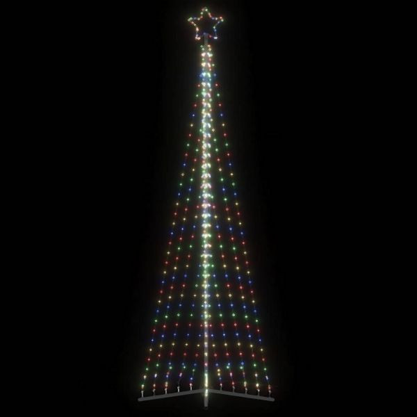 vidaXL LED Weihnachtsbaum 495 LEDs Mehrfarbig 300,5 cm, 4016439