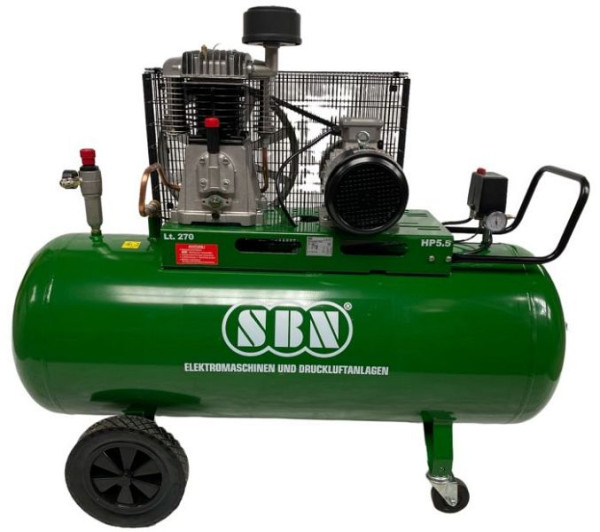 SBN Kolbenkompressor 700/15/2/270 D 400 Volt, liegend, 01052