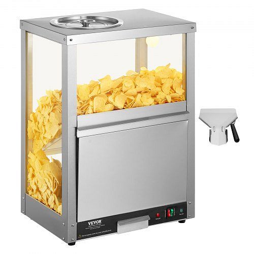 VEVOR Nacho-Chip-Wärmer 80L Nacho-Chips Popcorn Erdnüsse Kartoffelchips, SPZSJBXG200W3GCLIV2