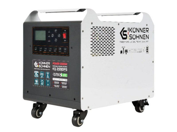 Könner & Söhnen Tragbare (portable) Powerstation KS 2000PS, KS 2000PS