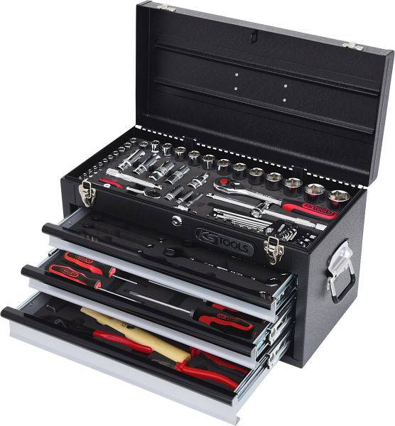 KS Tools 1/4"+1/2" CHROMEplus Universal-Werkzeug-Satz, 99-teilig, 918.0200