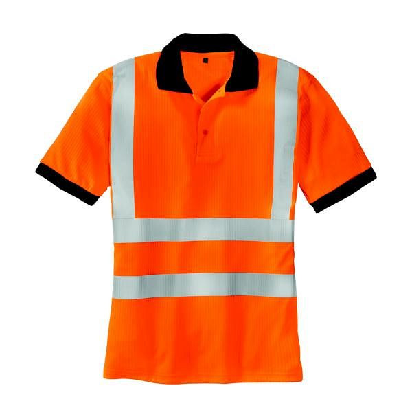 teXXor Warnschutz-Polo-Shirt SYLT, Größe: XL, Farbe: leuchtorange, 7029-XL
