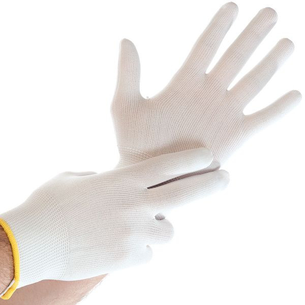 Hygostar Feinstrickhandschuhe Ultra Flex, weiß, Größe 5/XXS, Nylon, VE: 120 Paar, 33268