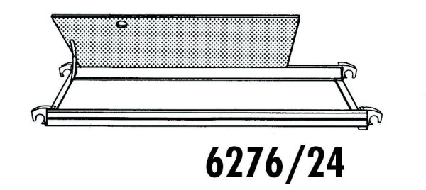 HYMER Bühne mit Durchstiegsklappe, Länge 1,90 m, Breite 0,65 m, 627624