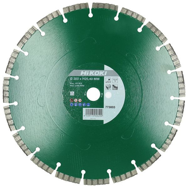 HiKOKI Diamanttrennscheibe 300x11,5x25,4 mm Universal pro laser, 773001