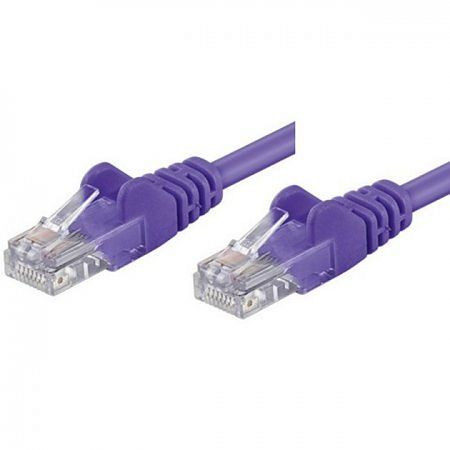INTELLINET Netzwerkkabel, Cat6, FTP, RJ45 Stecker / RJ45 Stecker, 1.0 m, Violett, 392891