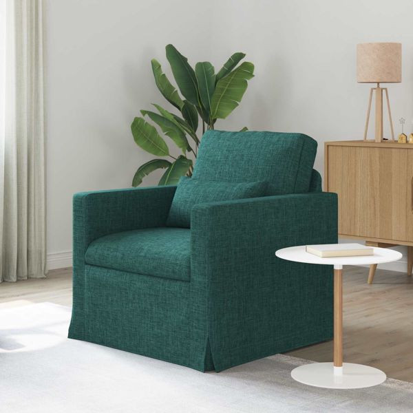 vidaXL Sofa 180cm Dunkelgrün Metall, 42024351, 8721364376526