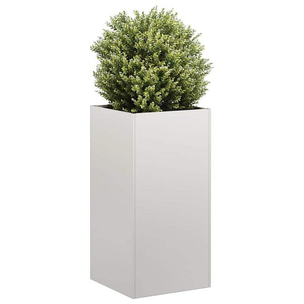 vidaXL Pflanzkübel 40x40x80 cm Edelstahl, 860707, 8721158675903