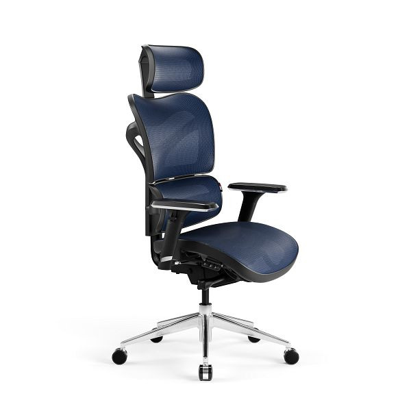 Diablo Chairs Ergonomischer Stuhl Diablo V-Commander: Schwarz-Blau, 1536