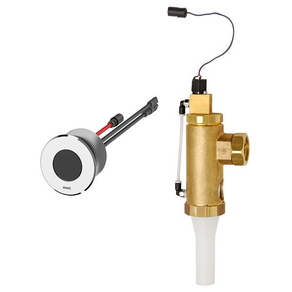 KWC WC-Spüler, F5, elektronisch, DN20, Hinterwandmontage, für Batterie/Netzteil, 2030062326