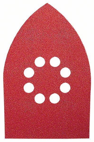 Bosch Schleifblatt C430, 100 x 170 mm, 40, 8 Löcher, Klett, 5er-Pack, VE: 5 Stück, 2608605182