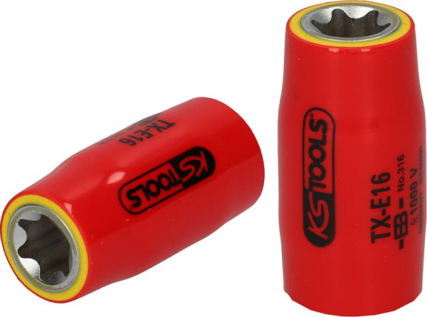 KS Tools 1/2" Torx-E-Stecknuss mit Schutzisolierung, E12, 117.2355