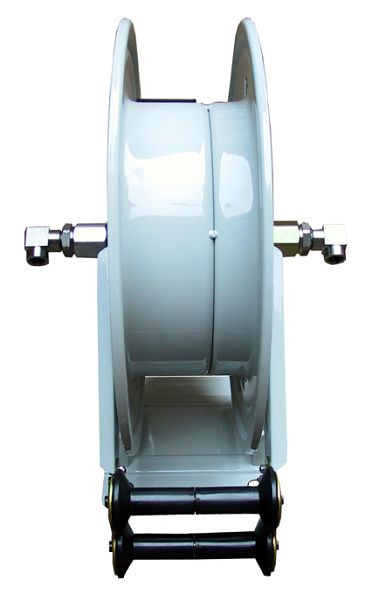 Ebinger Schlauchaufroller OSM 400, Max. 20bar/90°C, Max. 10m - 2x15mm AD Duo-Schlauch Dichtung Viton für Luft/Wasser, 1.400.1000